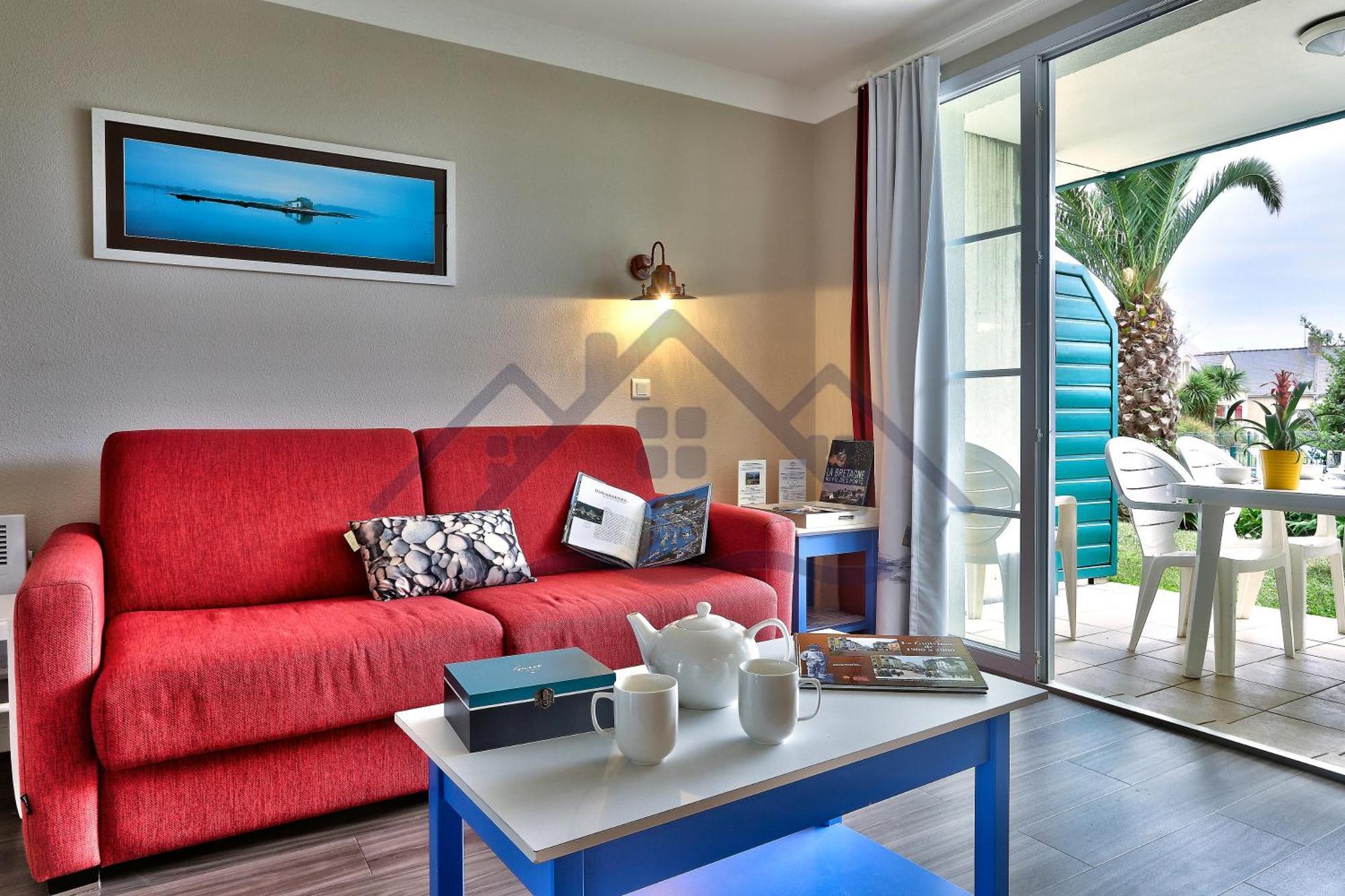 Localise - A06 - Entierement De Plain-Pied Avec Petite Vue Mer - Donnant Sur La Piscine Et Le Jardin - Wifi Inclus - Draps Inclus - Guilvinec Exterior foto